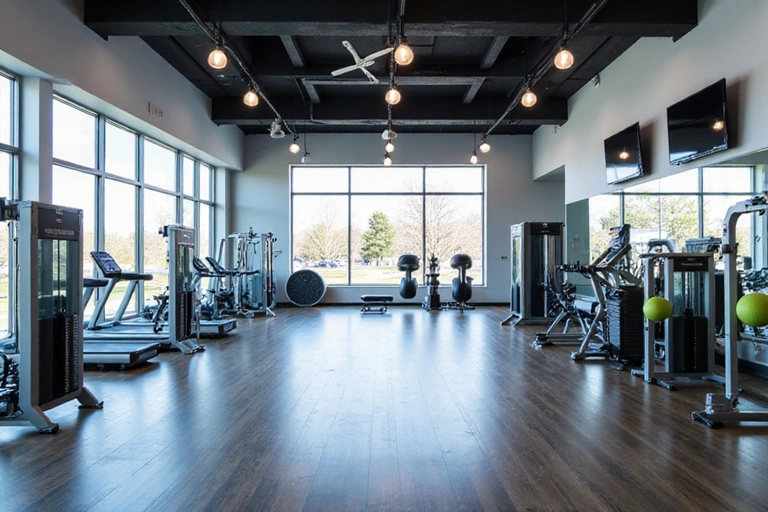 Fitness center for tennis-specific training